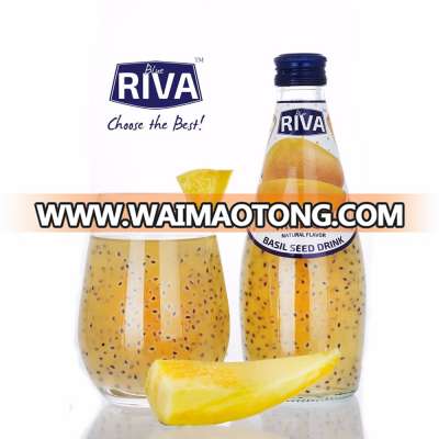 MANGO basil seed Drink Glass Bottled from Thailand